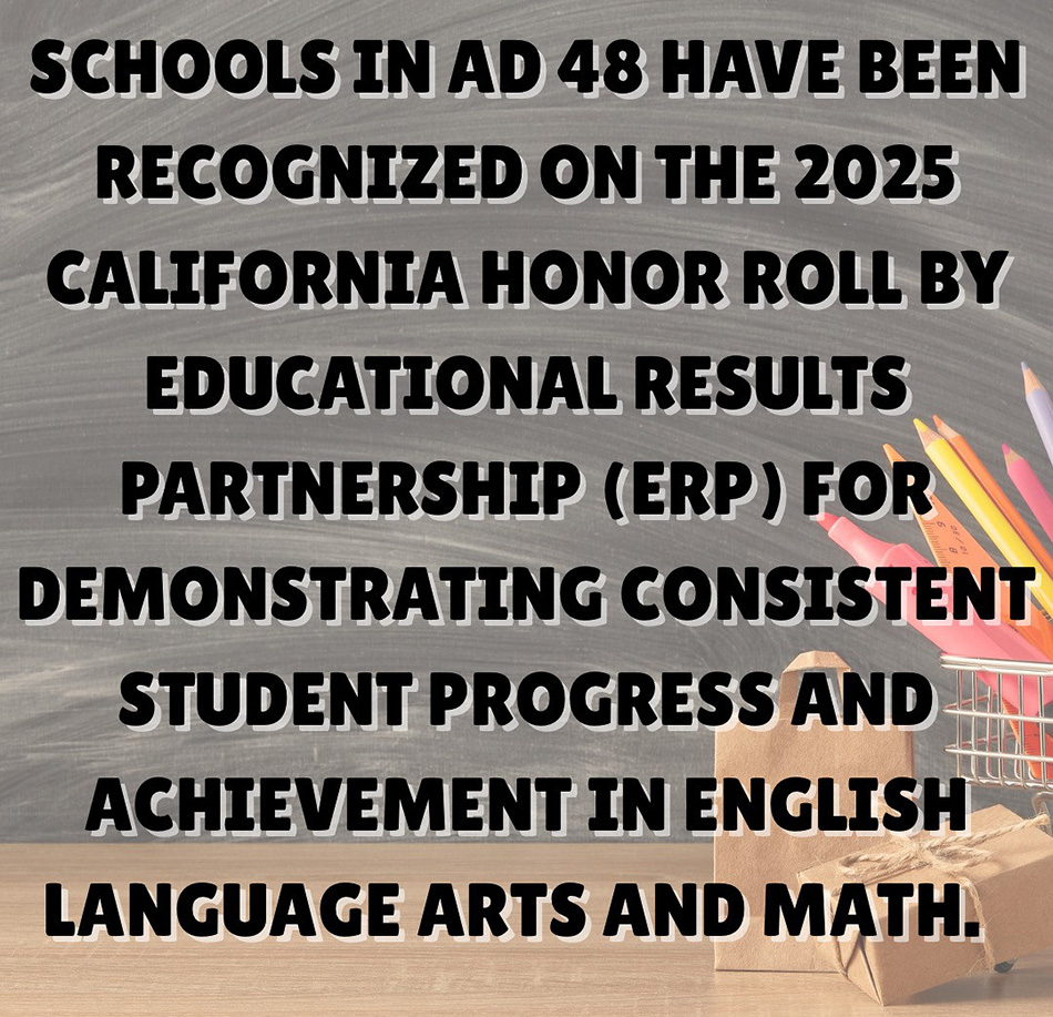 Language arts and math award