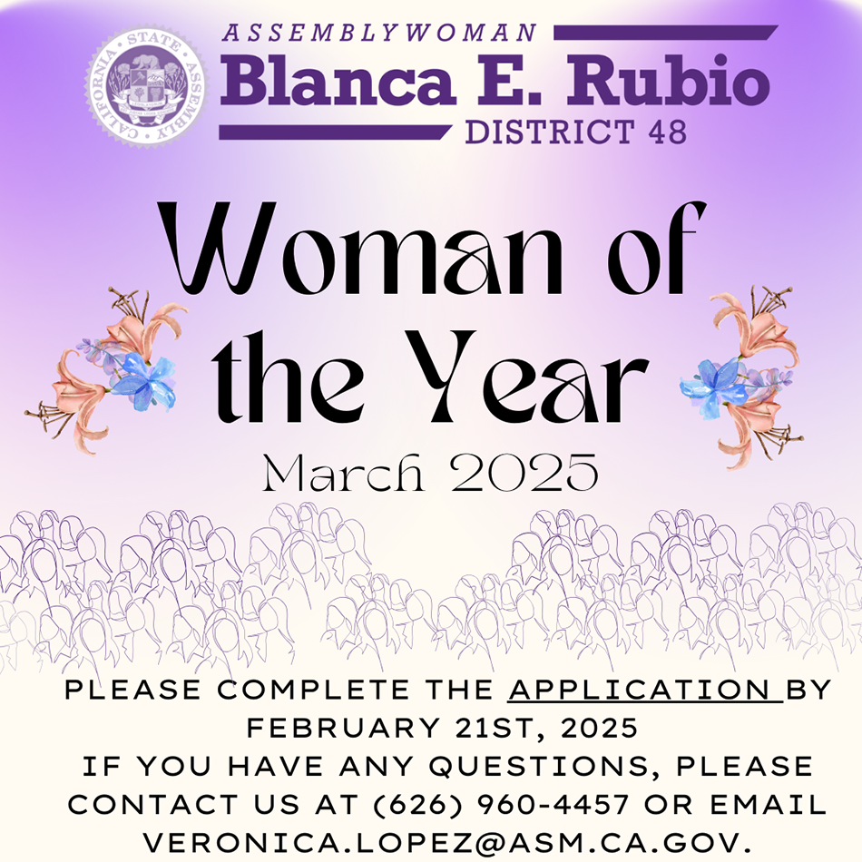 Woman of the Year Application