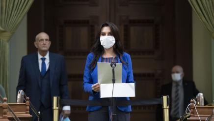 Assemblymember Blanca Rubio at the Business & Professions Committee Hearing