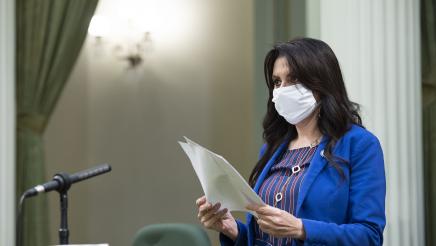 Assemblymember Blanca Rubio at the Business & Professions Committee Hearing