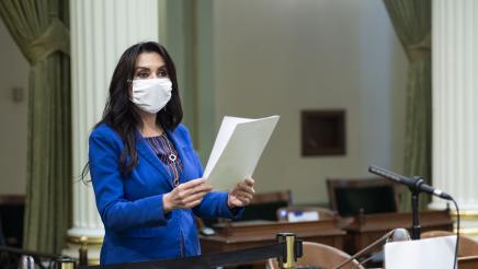 Assemblymember Blanca Rubio at the Business & Professions Committee Hearing