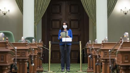 Assemblymember Blanca Rubio at the Business & Professions Committee Hearing