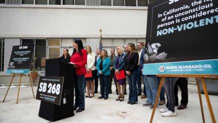 SB 268 Press Conference - Make the rape of an intoxicated person a violent felony
