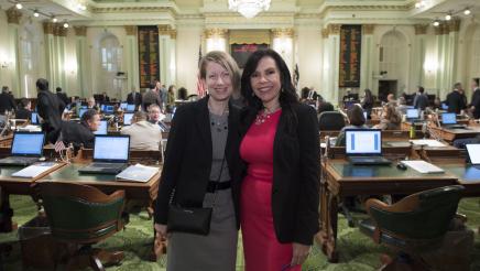 Asm. Rubio and Sara McClellan